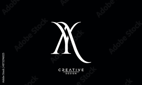 AY, YA, A, Y, Abstract Letters Logo Monogram
