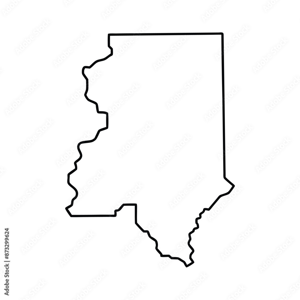State outline. United states Coloring page State outline. United states Coloring page