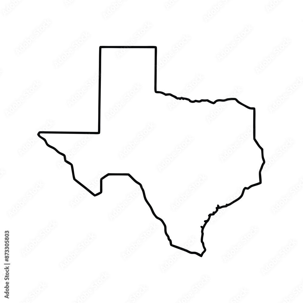 State outline. United states Coloring page State outline. United states Coloring page
