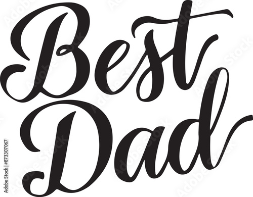 best dad silhouette vector t-shirt design