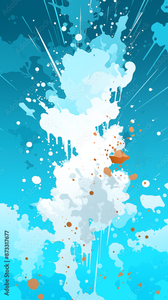 White Fluid Drained Paint on Blue Background, Abstract Image, Texture, Pattern Background, Wallpaper, Background, Cell Phone Cover and Screen, Smartphone, Computer, Laptop, 9:16 and 16:9 Format - PNG White Fluid Drained Paint on Blue Background, Abstract Image, Texture, Pattern Background, Wallpaper, Background, Cell Phone Cover and Screen, Smartphone, Computer, Laptop, 9:16 and 16:9 Format - PNG