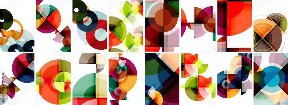 Trendy minimal colorful geometric shapes. Abstract background collection. Vector Illustration For Wallpaper, Banner, Background, Card, Book Illustration, landing page Trendy minimal colorful geometric shapes. Abstract background collection. Vector Illustration For Wallpaper, Banner, Background, Card, Book Illustration, landing page