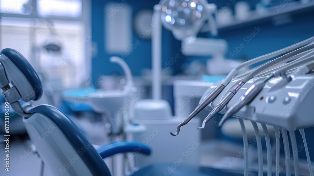 Dental Instruments Ready for Treatment in a Modern Clinic Dental Instruments Ready for Treatment in a Modern Clinic