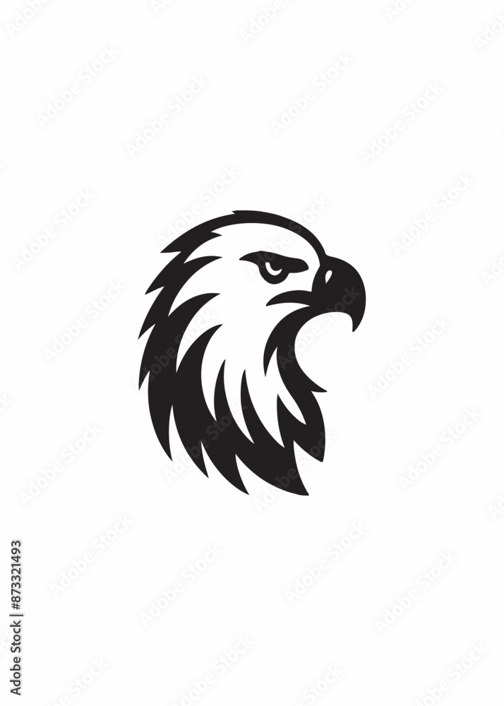A unique silhouette bird design A unique silhouette bird design