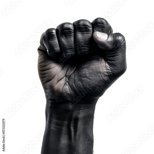 A black male fist