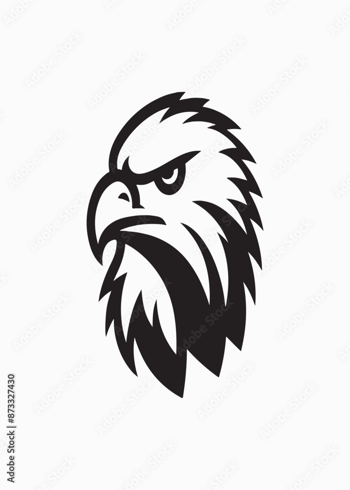 Obraz premium A unique silhouette bird design