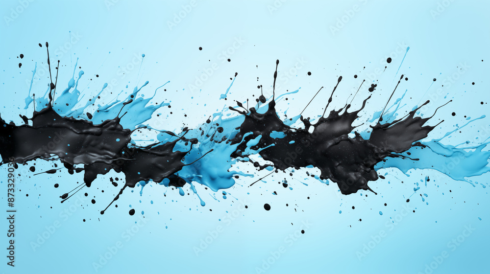Black Paint Drained Liquid Fluid on Blue Background, Abstract Image, Texture, Pattern Background, Wallpaper, Background, Cell Phone Cover and Screen, Smartphone, Computer, Laptop, 9:16 and 16:9 Format Black Paint Drained Liquid Fluid on Blue Background, Abstract Image, Texture, Pattern Background, Wallpaper, Background, Cell Phone Cover and Screen, Smartphone, Computer, Laptop, 9:16 and 16:9 Format