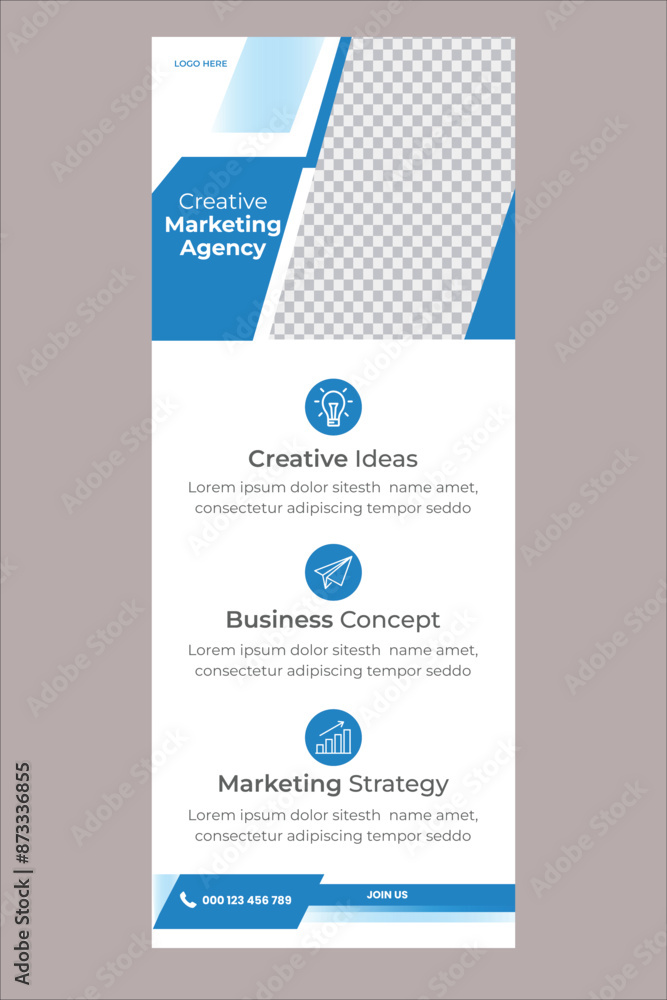 creative business agency solutions Facebook banner & rollup template creative business agency solutions Facebook banner & rollup template