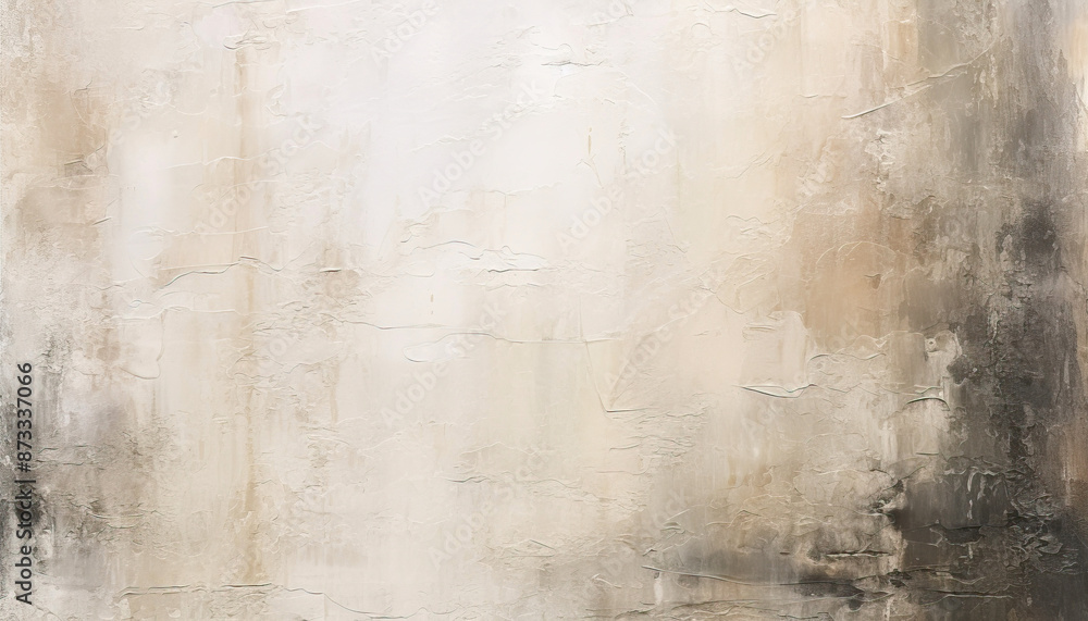 Abstract beige and brown oil painting, neutral tones, textured canvas.. Abstract beige and brown oil painting, neutral tones, textured canvas..