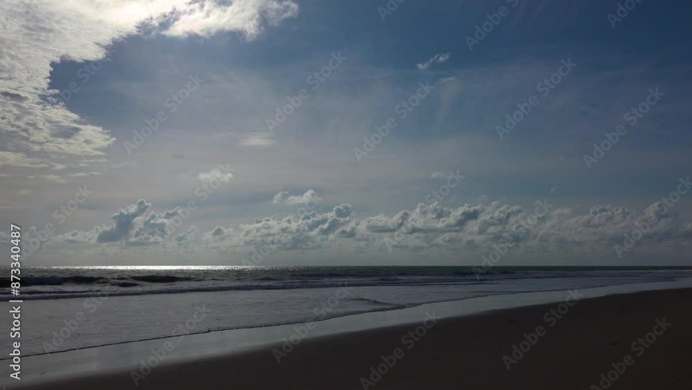 Clouds above the Andaman Sea at the Natai Beach in Thailand. Clouds above the Andaman Sea at the Natai Beach in Thailand.