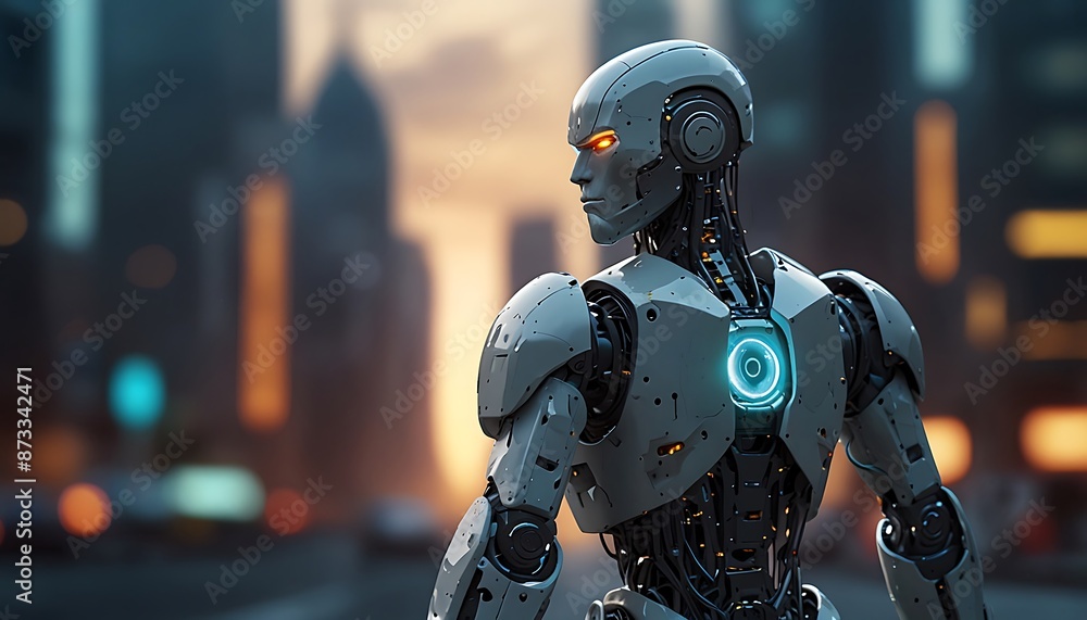 Future Robot Artificial intelligence robot, Machine learning Future Robot Artificial intelligence robot, Machine learning