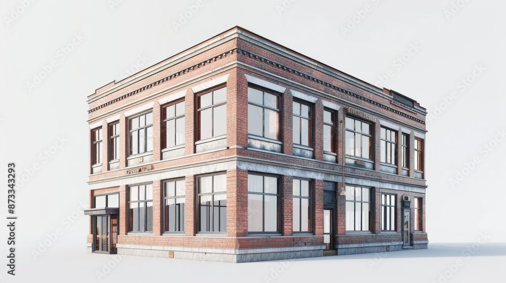 Fototapeta premium 1930 building , 3D, realistic