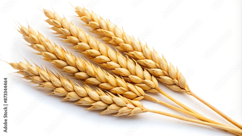 three ears of wheat close up three ears of wheat close up