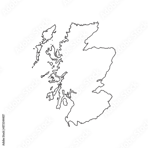 Scotland map icon