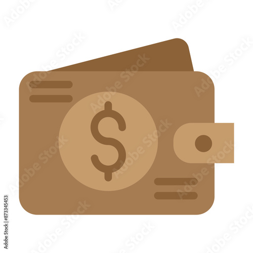 Wallet Vector Flat Icon Design