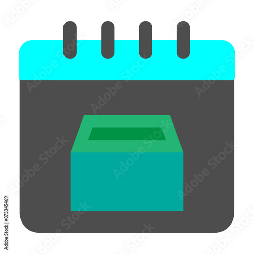 Charity Event Vector Flat Icon Design
