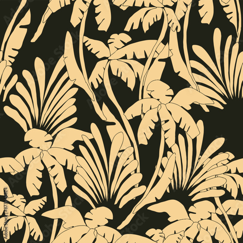 Trendy floral seamless pattern collection. Set of vintage 70s style flower background illustration. Colorful pastel color groovy artwork bundle, y2k nature backgrounds with spring plants