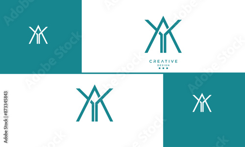 AY, YA, A, Y, Abstract Letters Logo Monogram
