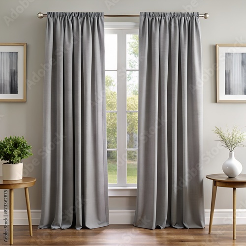 window with curtains