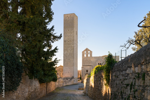 Santa Maria in Castello in Tarquinia - Viterbo, Lazio, Italy. photo