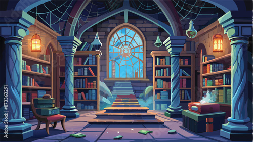 "Spooky Halloween Night Vector Illustration"