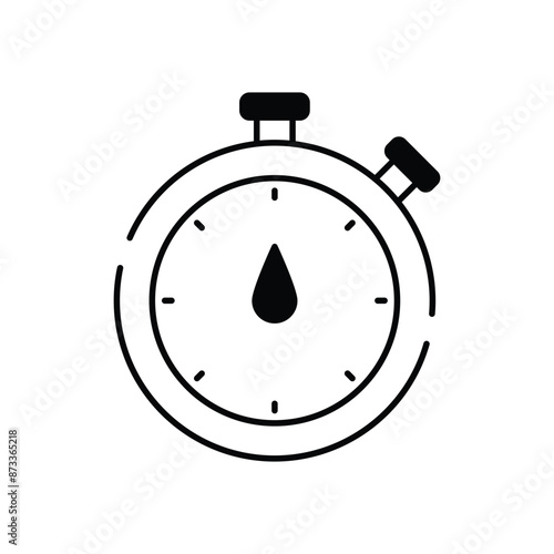 Stop Watch vector icon