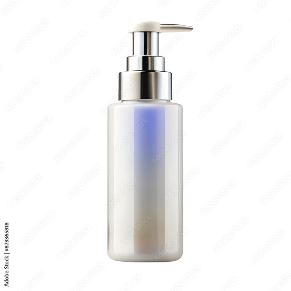 Blank cosmetic dispenser bottle Isolated on white background Blank cosmetic dispenser bottle Isolated on white background