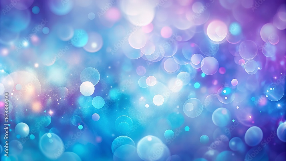 Abstract Blue and Purple Bokeh Background Abstract Blue and Purple Bokeh Background