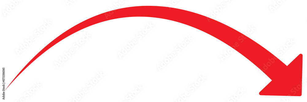 Long curve arrow business financial goal background design template. Investment economy value growth concept. Long curve arrow business financial goal background design template. Investment economy value growth concept.