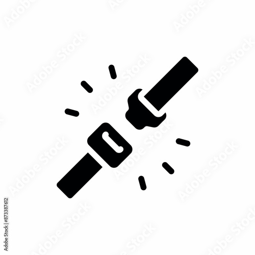 seat belt safe safety icon
