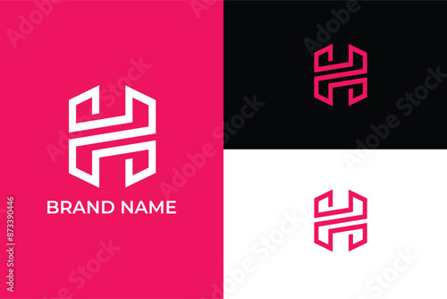 initial letter N H abstract Universal elegant vector emblem Premium business logotype, letter H spider logo design with line art style, Spider And Shield Vector Logo, Jumping spider line icon, outline