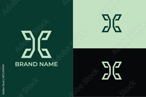 initial letter CC X modern abstract Outstanding professional trendy awesome artistic butterfly logo, Butterfly conceptual simple icon, letter CC X abstract butterfly wings logo, beauty butterfly logo