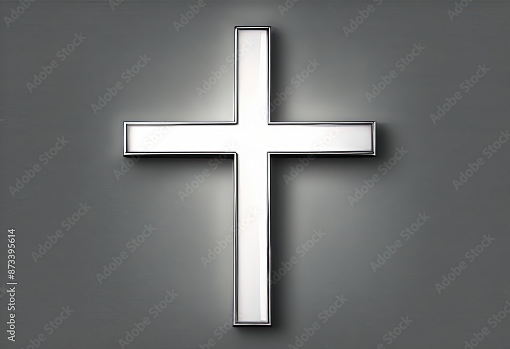 Christian Cross on isolated background Christian Cross on isolated background