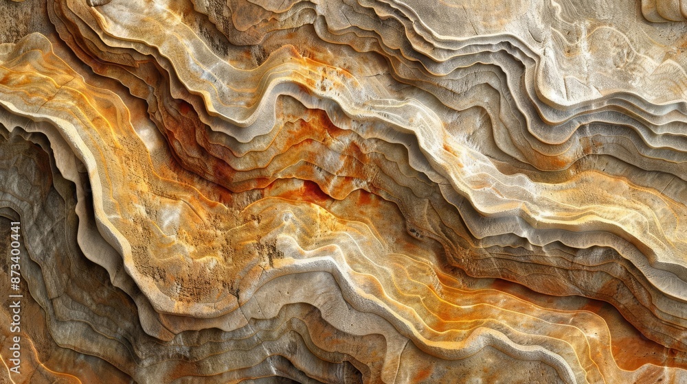 Swirling Marble Pattern in Earthy Brown and Cream Tones Swirling Marble Pattern in Earthy Brown and Cream Tones