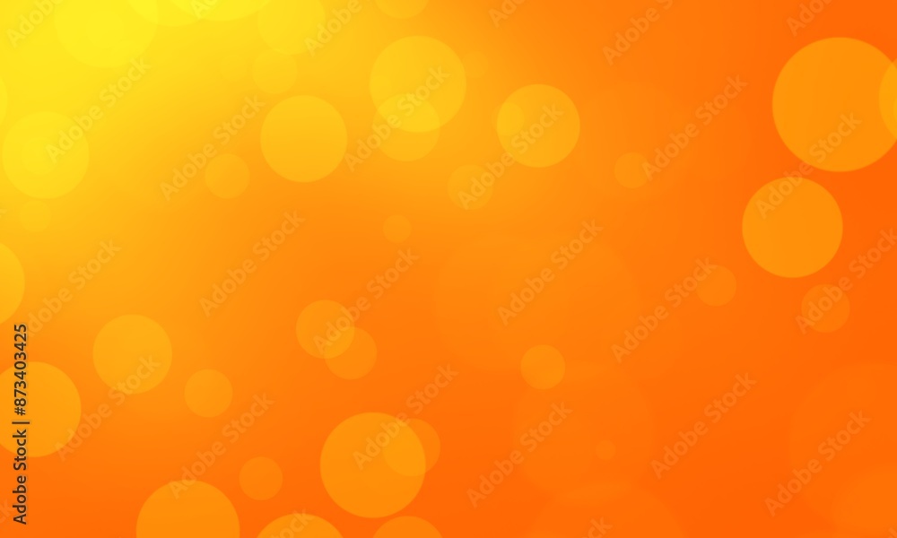 Abstract orange summer background with bokeh Abstract orange summer background with bokeh