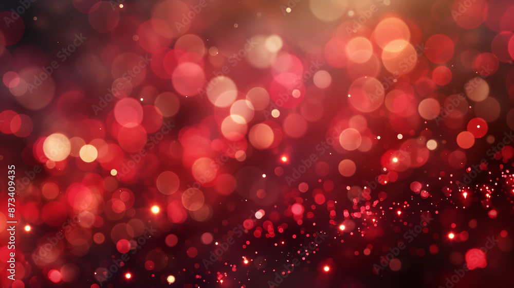 Abstract Red Glitter Bokeh Background Image Abstract Red Glitter Bokeh Background Image