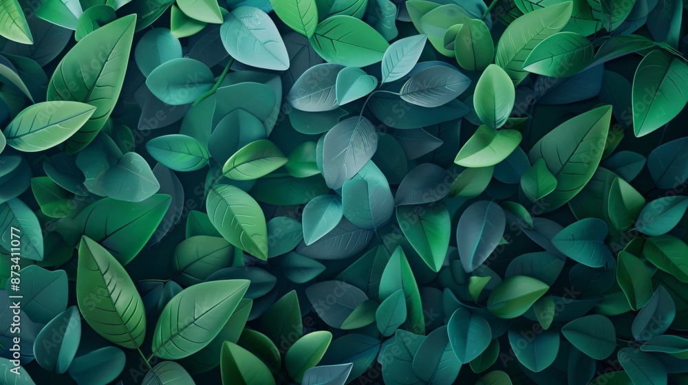 Abstract leaves background, a pattern that mimics nature's colors. Colorful plant texture, a representation of leaf design. Abstract leaves background, a pattern that mimics nature's colors. Colorful plant texture, a representation of leaf design.