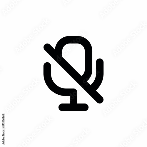 microphone audio turned off icon
