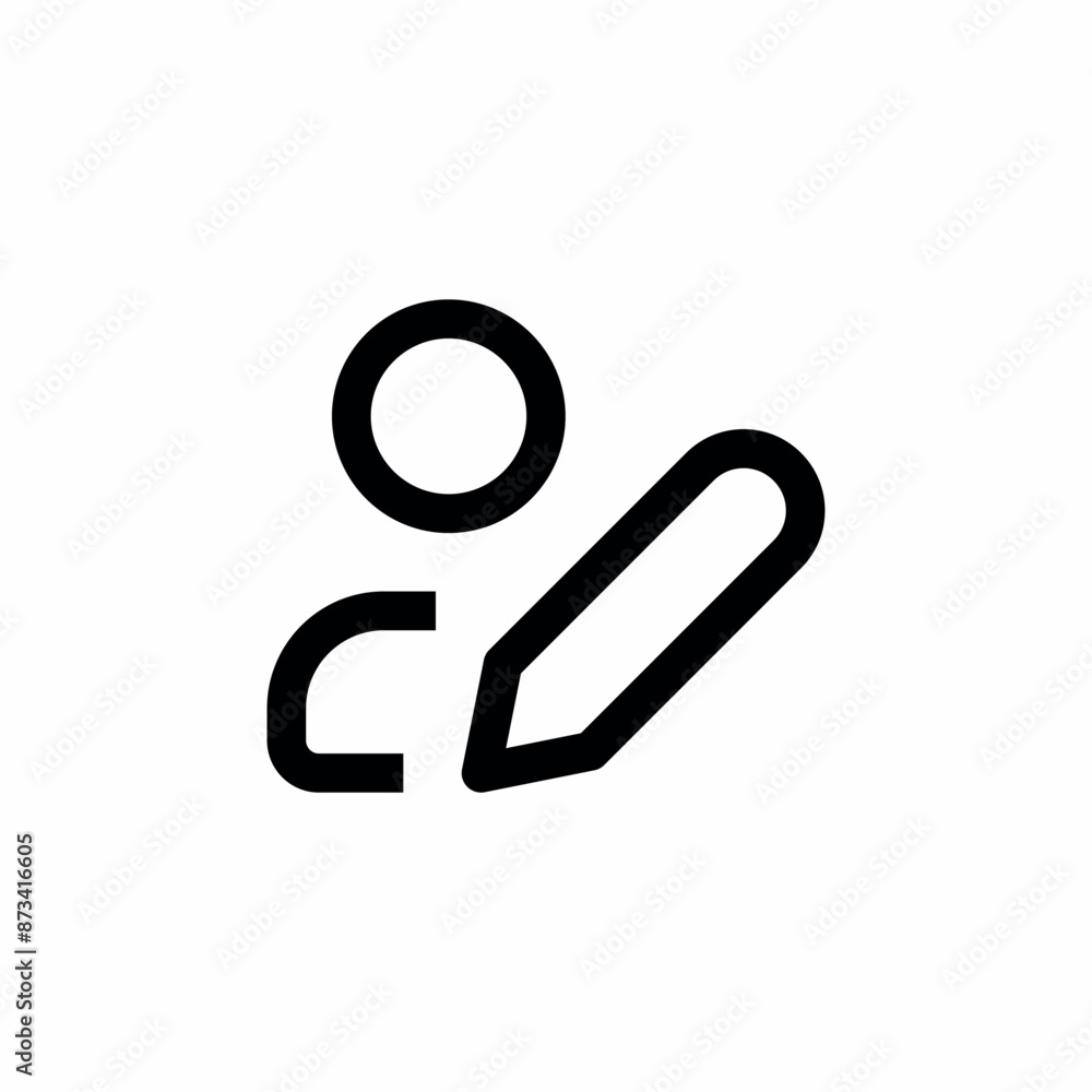 user profile edit pen icon user profile edit pen icon
