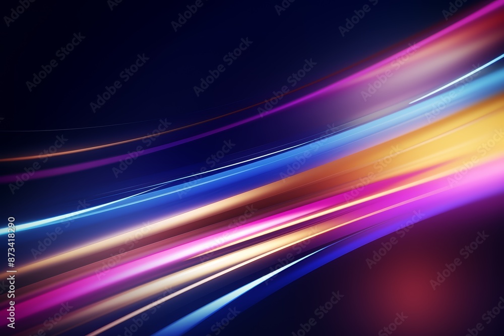 Colorful abstract light streaks in motion against a dark background, creating a dynamic and vibrant visual effect. Colorful abstract light streaks in motion against a dark background, creating a dynamic and vibrant visual effect.