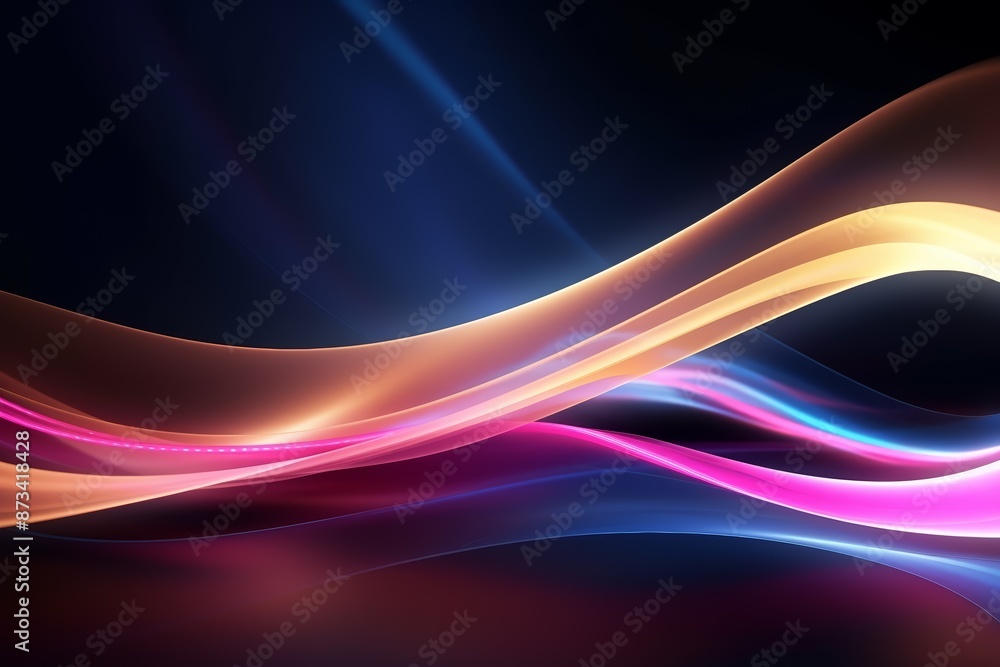 A vibrant abstract image featuring flowing, colorful waves of light against a dark background, creating a dynamic and energetic visual effect. A vibrant abstract image featuring flowing, colorful waves of light against a dark background, creating a dynamic and energetic visual effect.