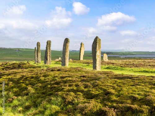 Photos Ring of Brodgar - Standing Stones, part of Neolithic Orkney,  Orkney Isles, Scot