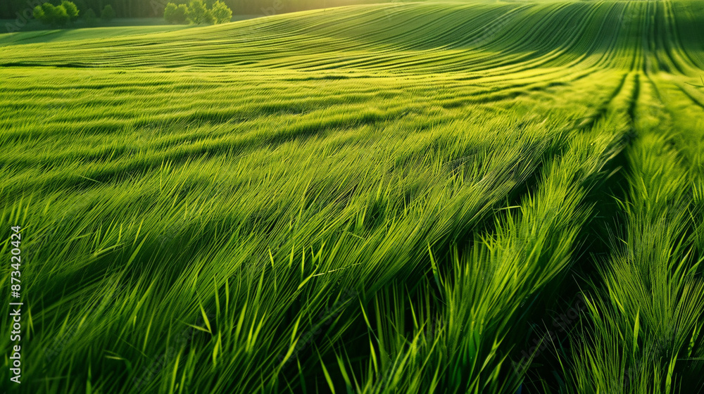 A serene green field on a sunny day, perfect for relaxation and outdoor activities. A serene green field on a sunny day, perfect for relaxation and outdoor activities.