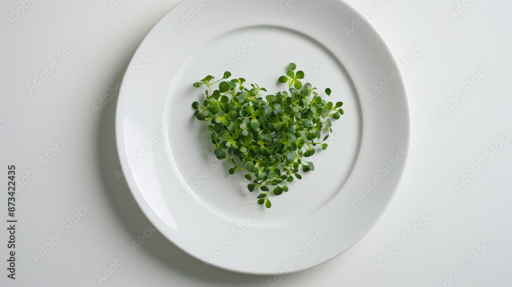 Fresh microgreens arranged on a white plate, highlighting the vibrant and nutrient-rich produce from Microgreens Farming. Fresh microgreens arranged on a white plate, highlighting the vibrant and nutrient-rich produce from Microgreens Farming.