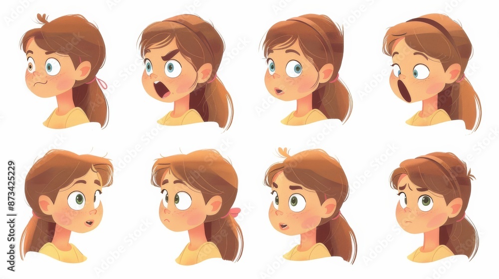 Animated Girl Expressions Animated Girl Expressions