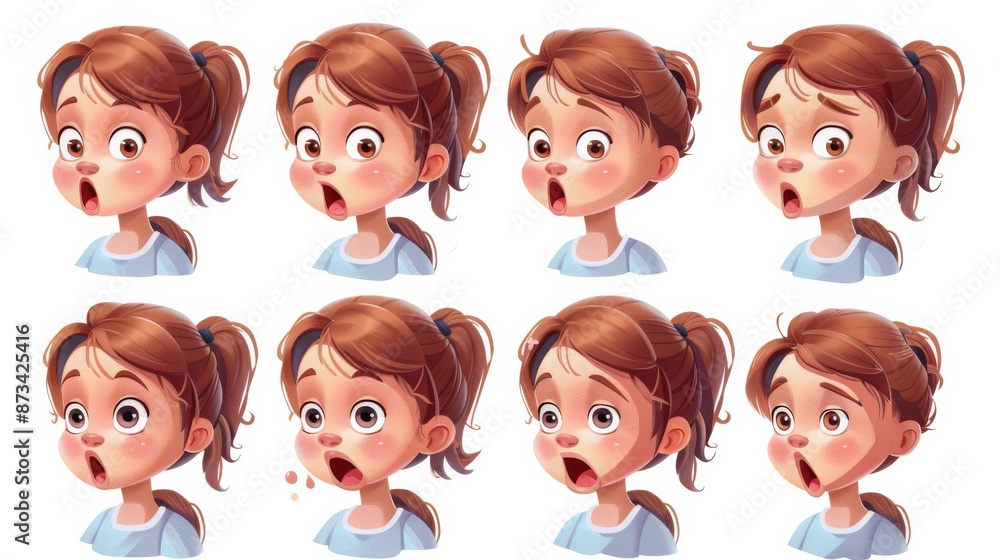 Animated Girl Expressions Animated Girl Expressions