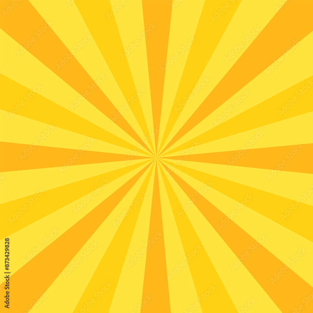 Yellow sunbeam background. Sun rays, starbust wallpaper Yellow sunbeam background. Sun rays, starbust wallpaper