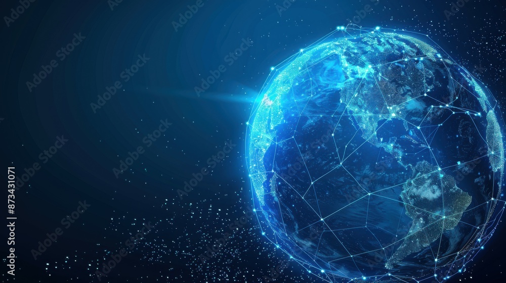 The world wide web in the form of a globe in the phone. global internet connection The world wide web in the form of a globe in the phone. global internet connection