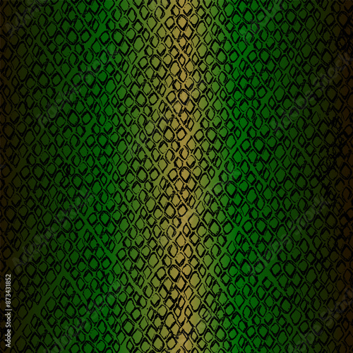Crocodile animal skin pattern of dinosaur and snake reptile leather, vector background.  seamless  pattern of python, alligator or cobra leather mesh texture. 