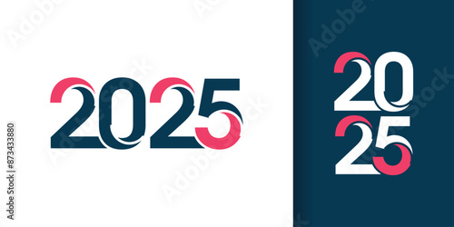2025 logo design element with creative modern concept vector idea